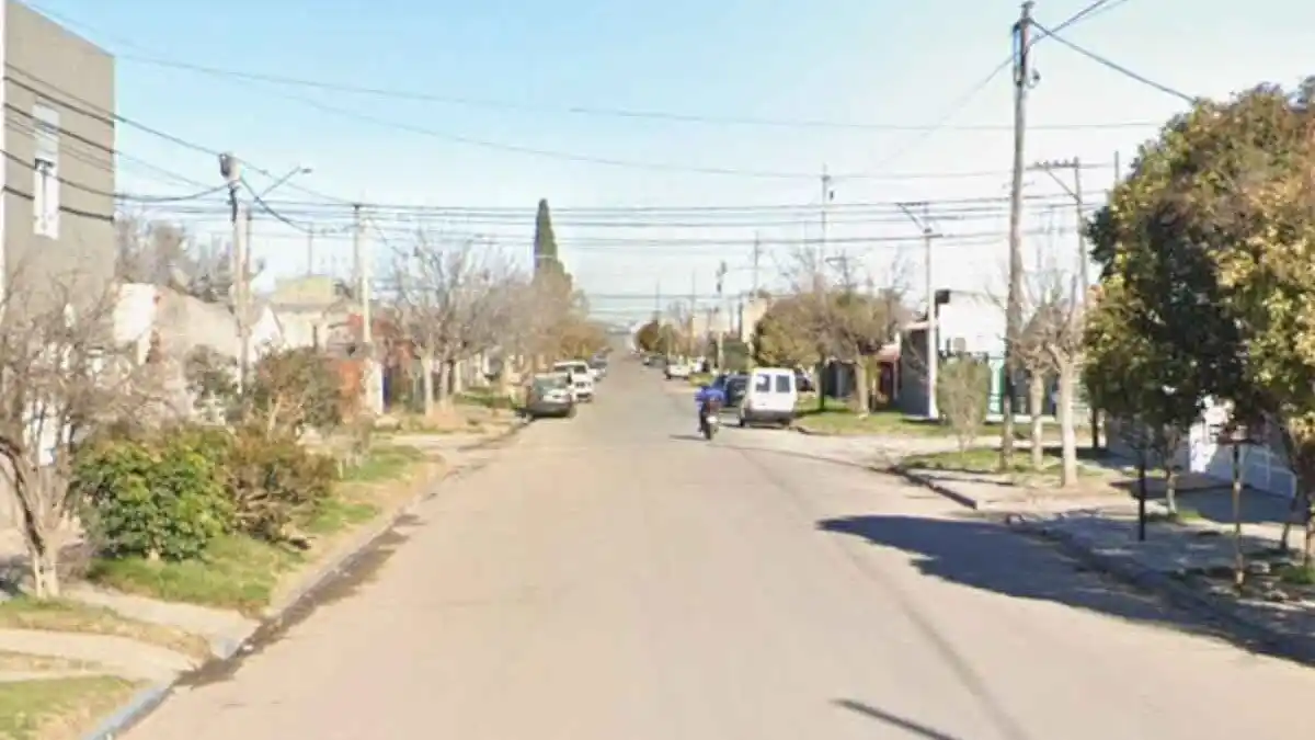 Calle Coulin al 600 de Bahía Blanca