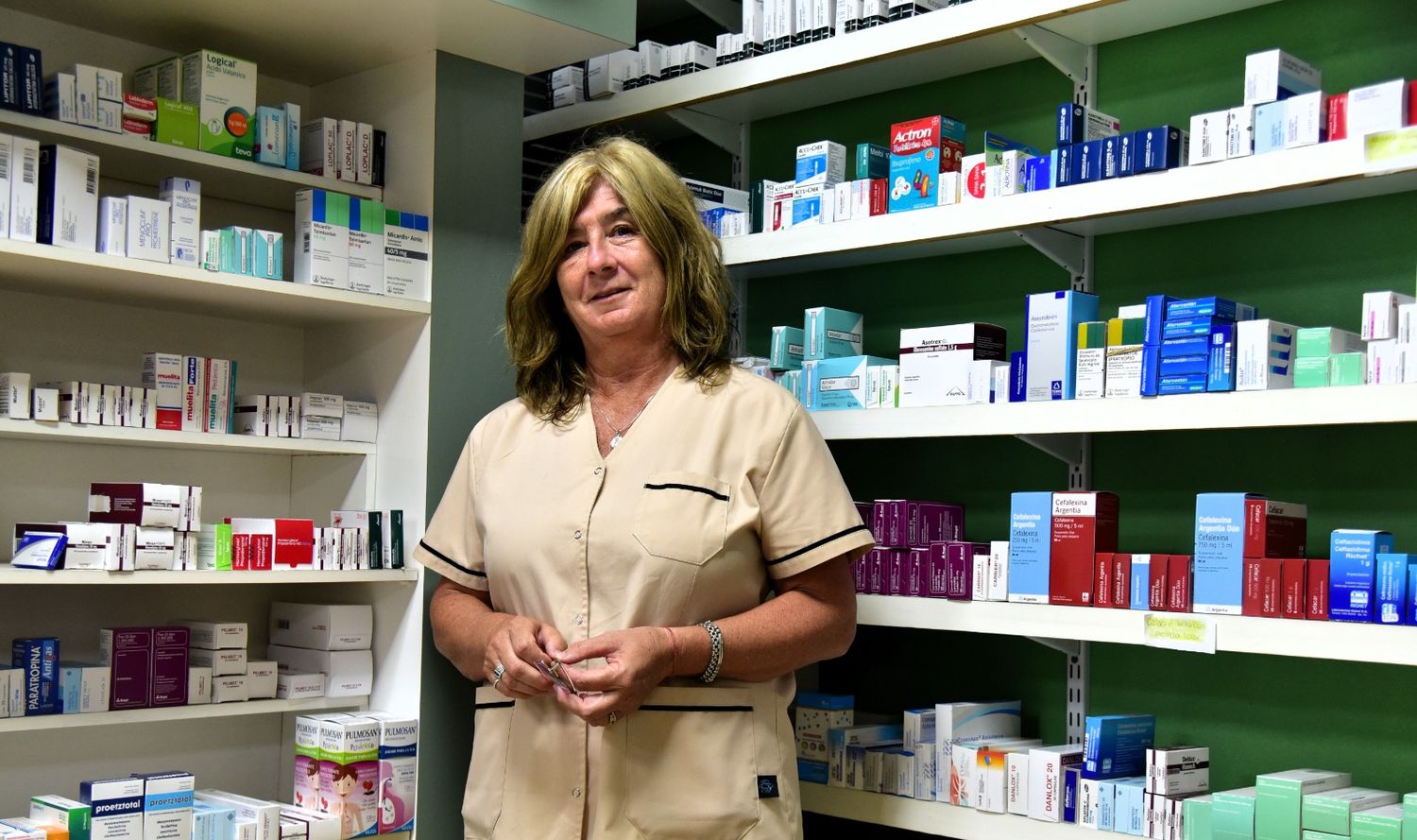 Nora Gagliano, presidenta del Colegio de Farmacéuticos.