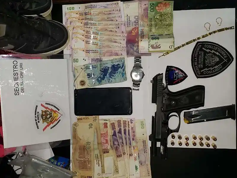 Rosario : joven detenida por portar una pistola 9 milímetros