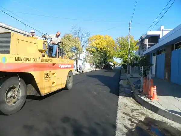Finalizó la repavimentación de 3 de Caballería