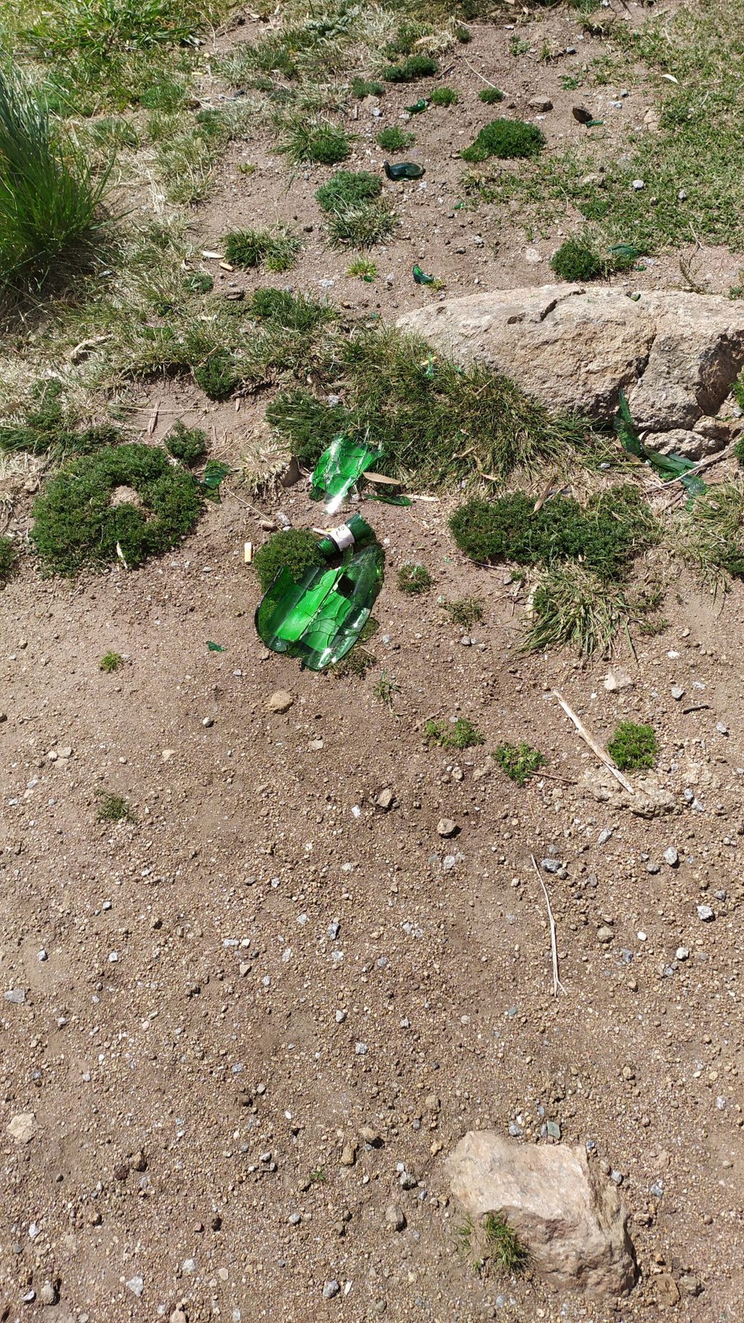 Residuos en las sierras