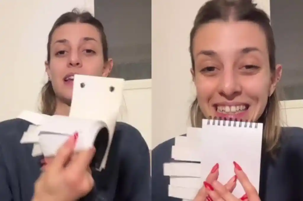 Un desafío en Tik Tok