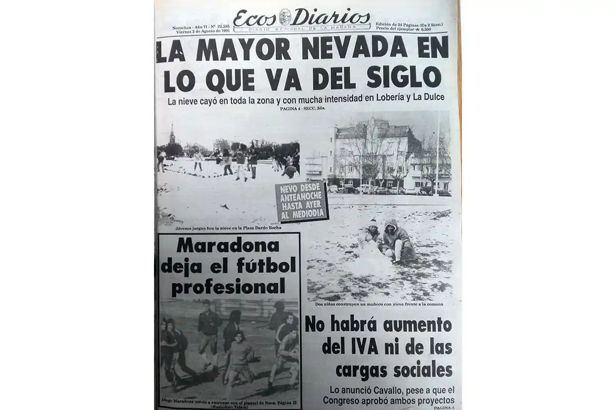 Viernes 2 de Agosto de 1991