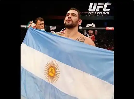 Mirá el primer triunfo argentino en la historia de UFC