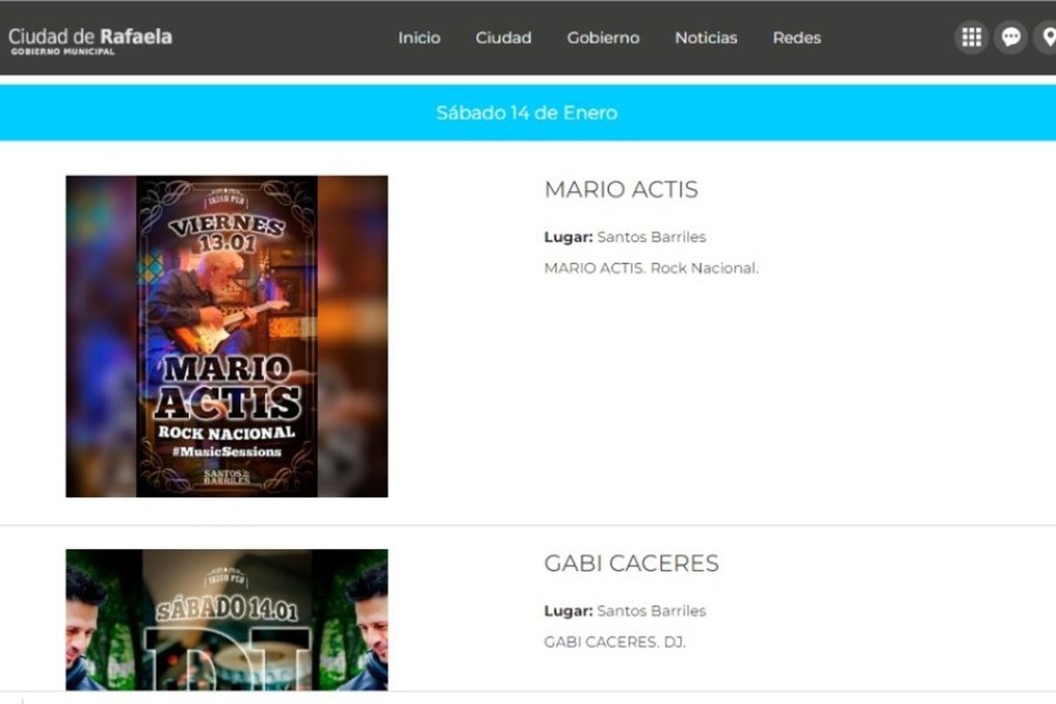 “Me lo agendo”: Conocé los eventos de este fin de semana en Rafaela