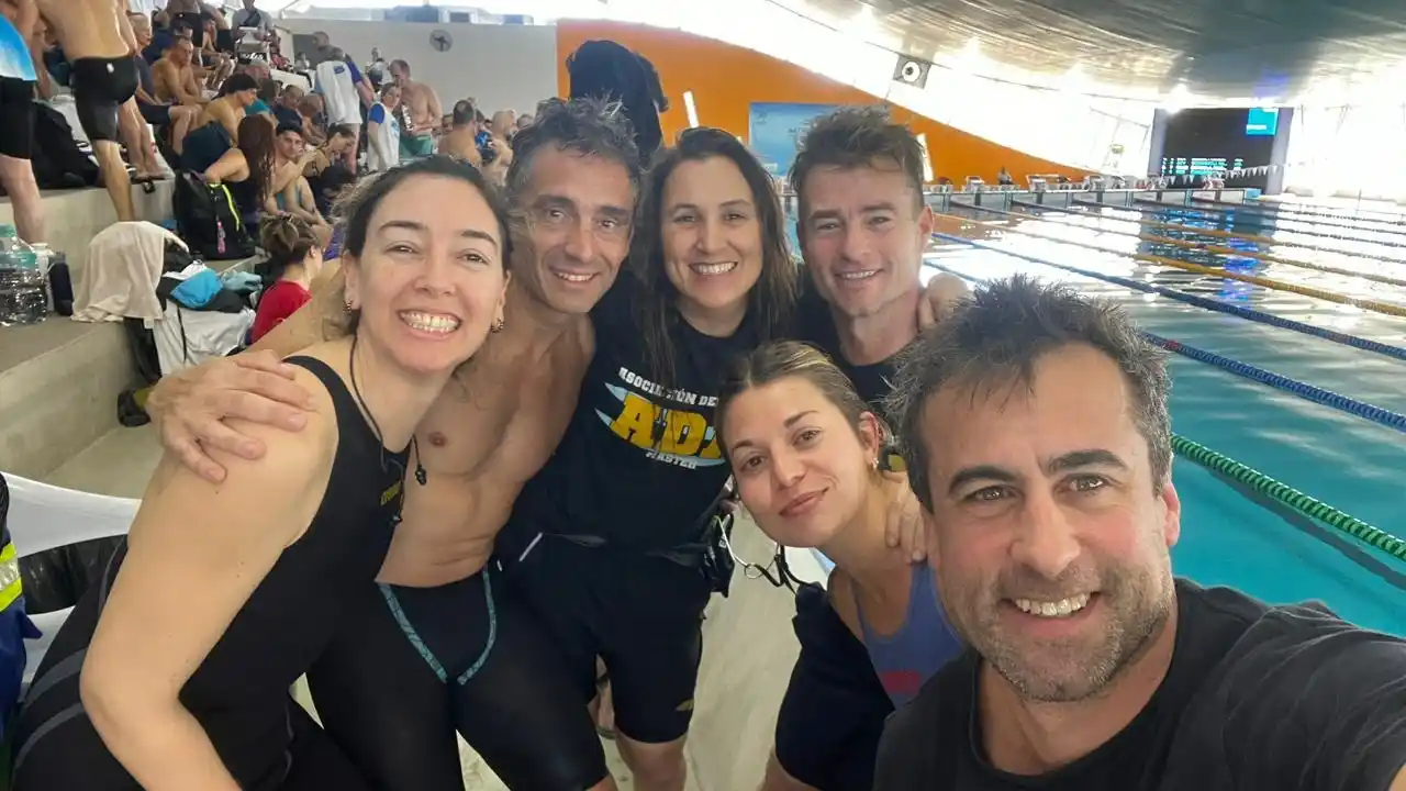 Los nadadores de ADA Master, en Santiago del Estero