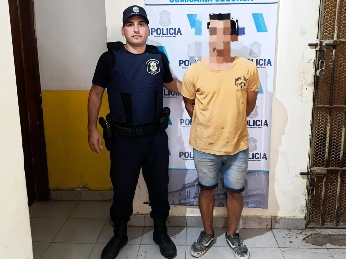 El sujeto detenido