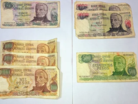 El "doble colón", el "colón" y el "medio colón", la cambiante historia del peso y de los precios