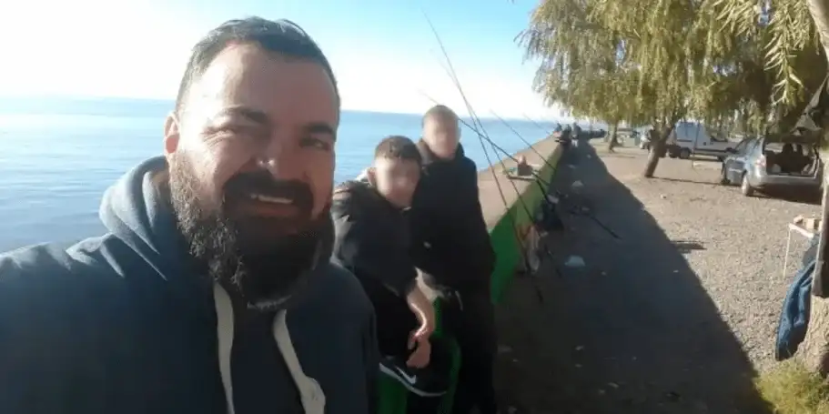 pescador Sebastián Romegialli
