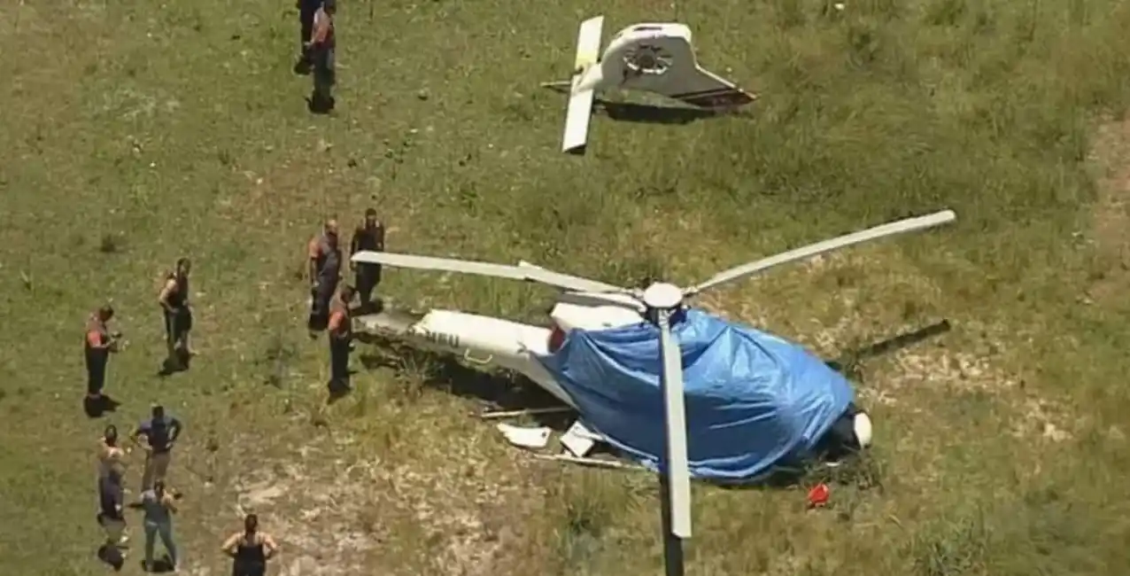 Tragedia en Brasil: cayó un helicóptero que trasladaba turistas argentinos