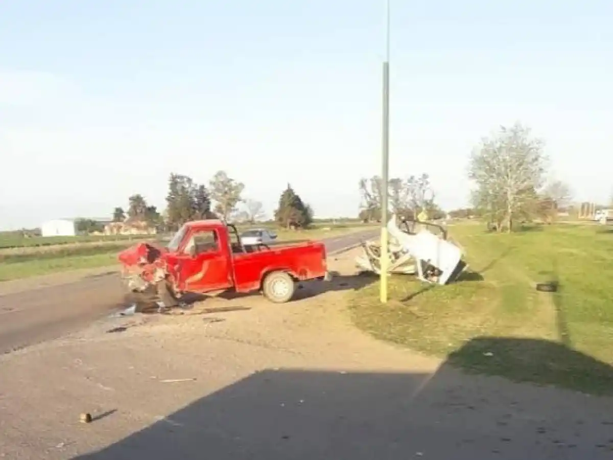La Para: murió un hombre en choque entre camionetas 