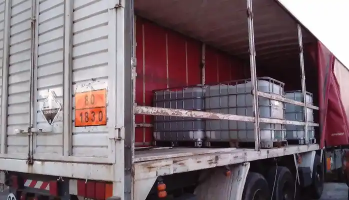 Secuestran más de 6 toneladas de ácido sulfúrico en Gualeguaychú