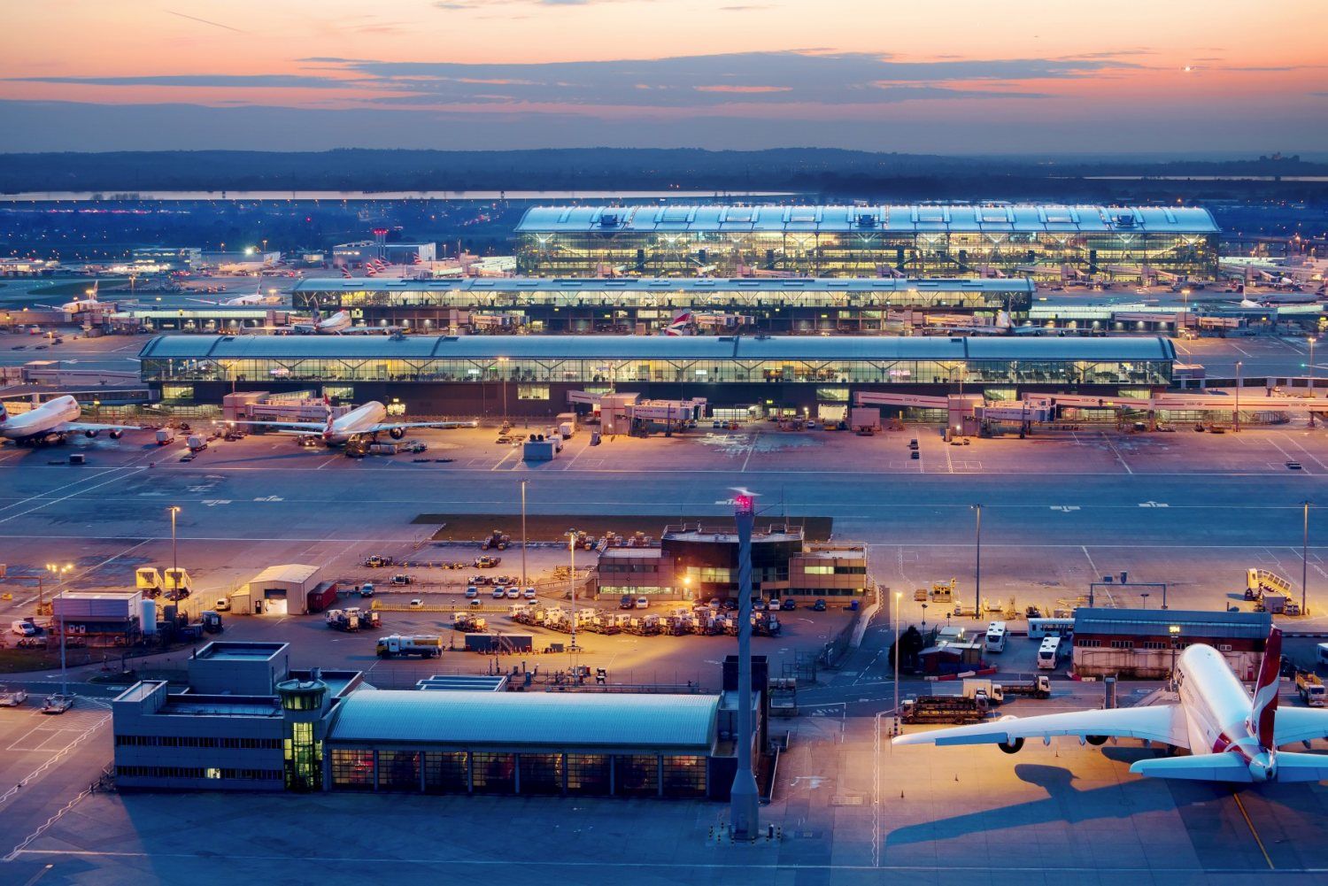 Heathrow supera los 5,7 millones de pasajeros en febrero con fuerte impulso transatlántico