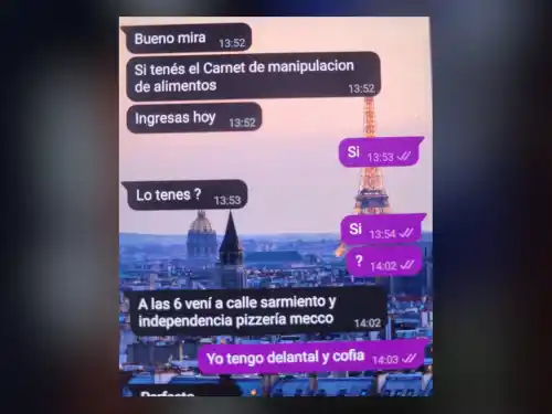 estafa a nombre de pizzería meco´s