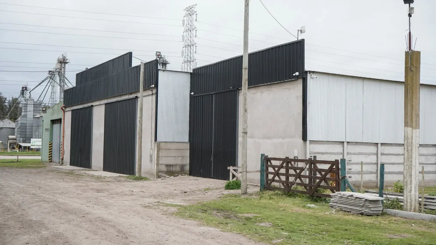 El depósito de la firma constructora de Quequén, donde se produjo el ilícito