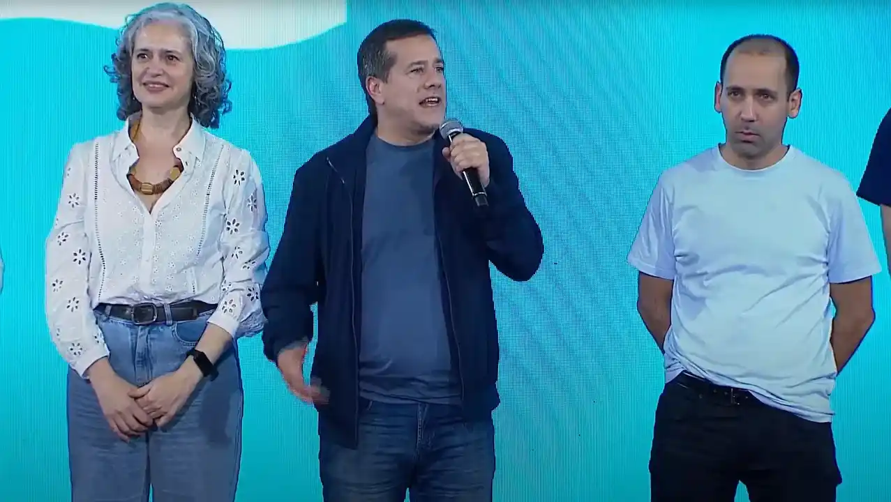 Ana Arias, Mariano Recalde e Itai Hagman.