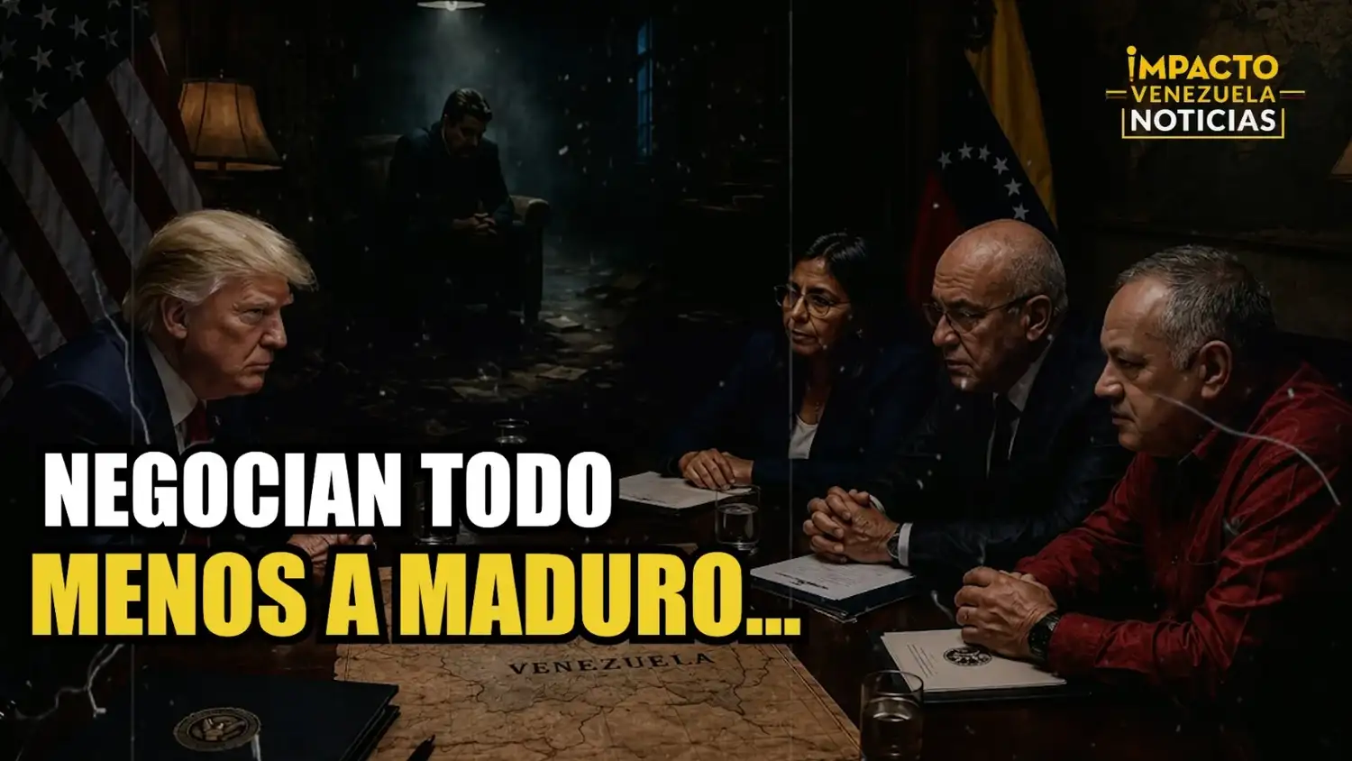 CINCO REUNIONES Y NI UNA EXIGENCIA POR MADURO: los Rodríguez negocian otros intereses