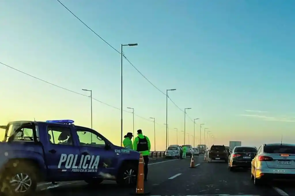Un choque en la autopista Rosario-Santa Fe generó demoras en el tránsito