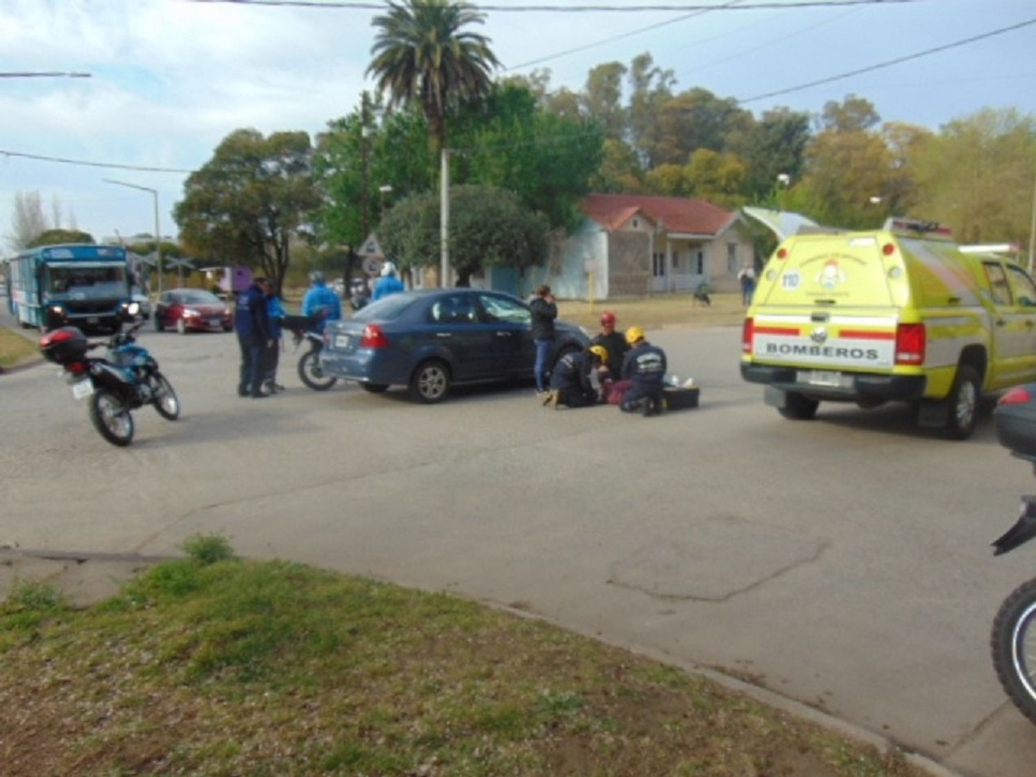 En septiembre asistieron a 86 accidentes viales.