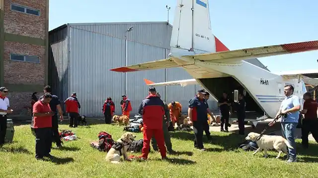 Un entrerriano y su perro participaron del hallazgo del cuerpo en el río Chubut
