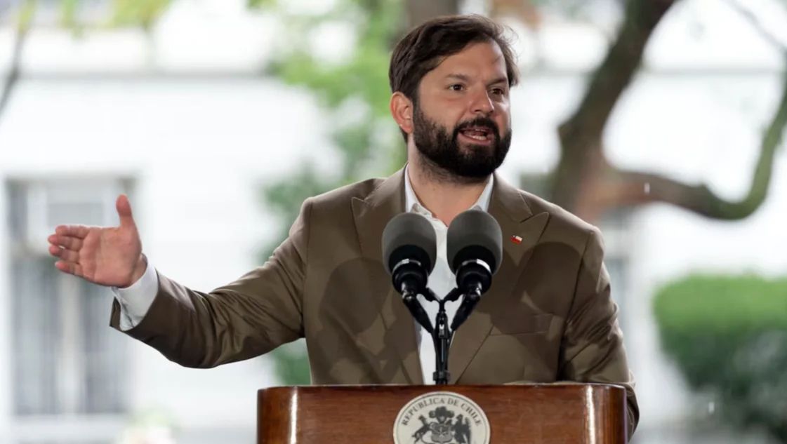 Gabriel Boric, presidente de Chile.