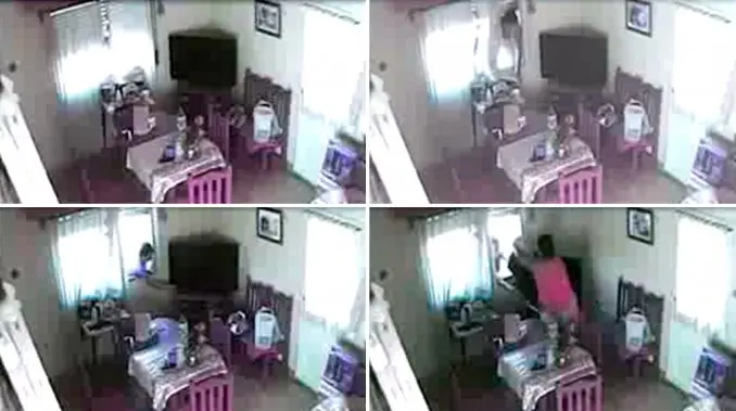 Olavarría: Desvalijaron una casa y quedaron grabados en video