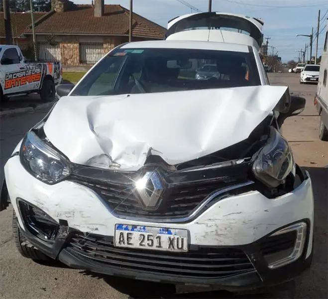 Se accidentó Damián Unibaso
