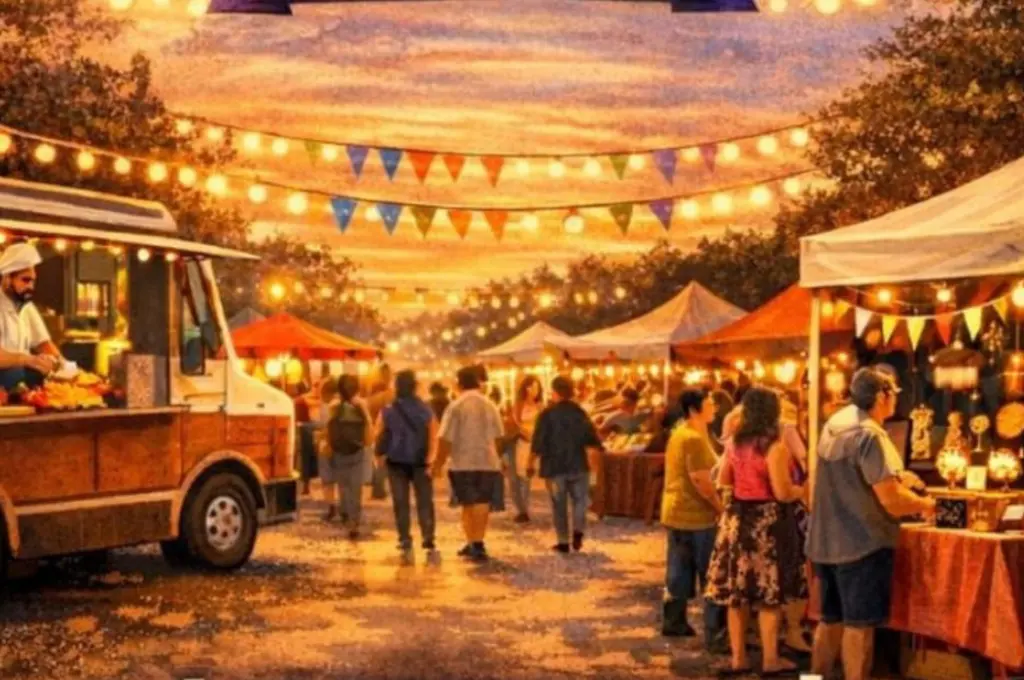 Paseo de Feria y Gastronomía a Cielo Abierto en el espacio verde de José Antonio Álvarez