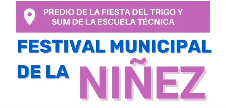 Micros Gratuitos para ir al Festival Municipal de la Niñez que se realizará mañana en el predio de la fiesta del trigo