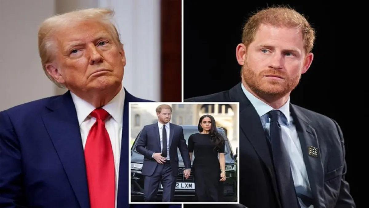 TRUMP descarta deportar al príncipe HARRY: «Tiene suficientes problemas con su esposa … ella es terrible»