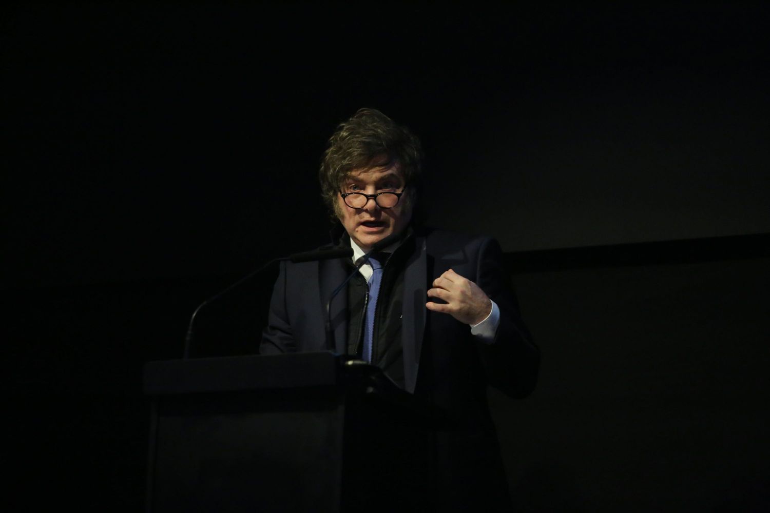 "Burro", "pelotudo" y "lisérgico": los 12 insultos de Milei a Kicillof en el congreso de La Libertad Avanza en La Plata