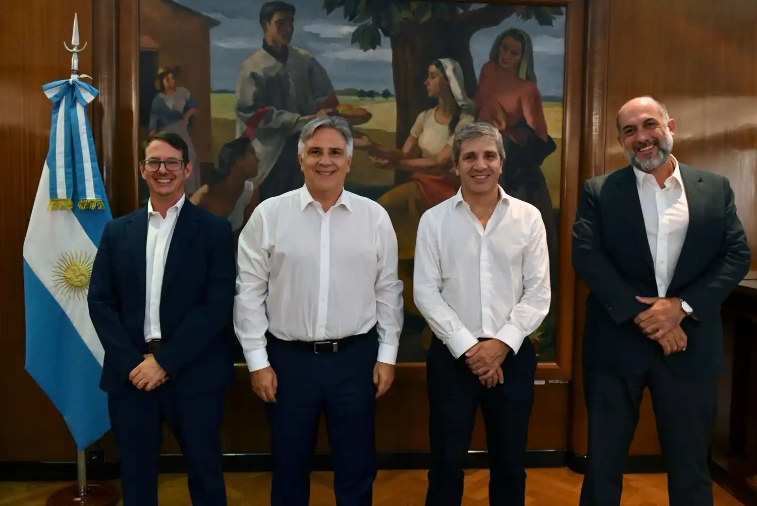 Luis Caputo se reunió con Martín Llaryora.
