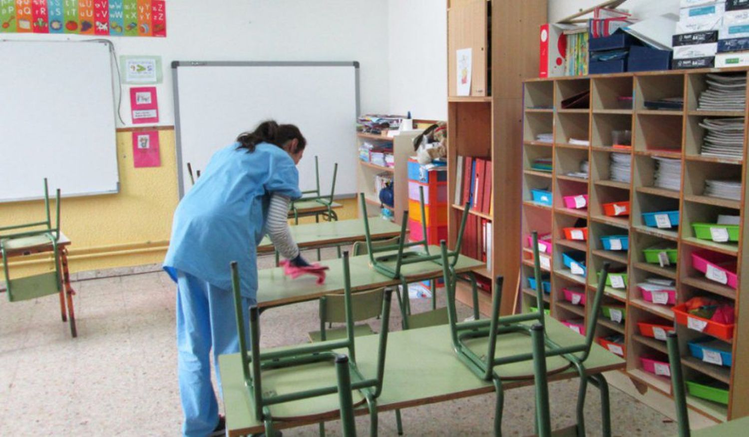 Cómo sanitizar las escuelas