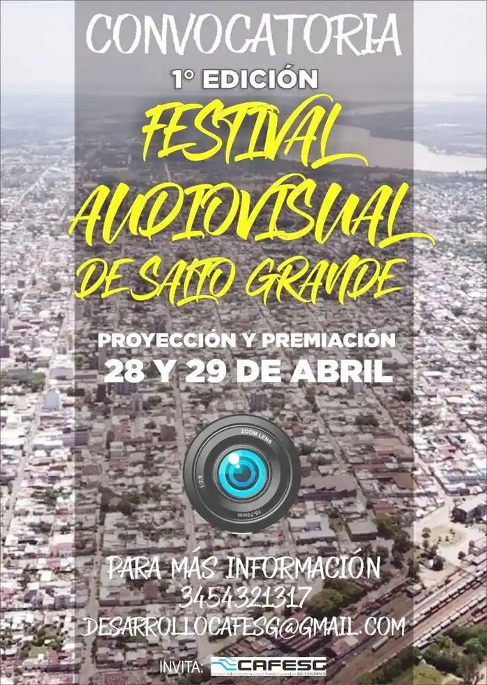 Convoca a realizadores para el  primer �SFestival de Cortos de la  Región de Salto Grande⬝