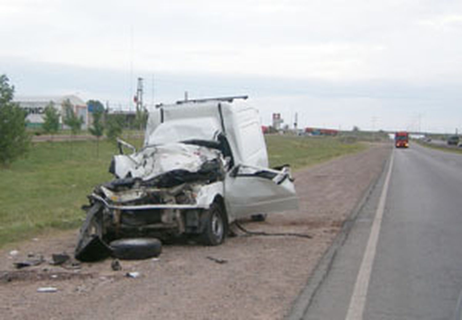 Un joven murió en un   accidente sobre Ruta 14