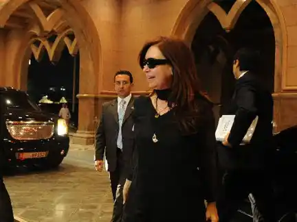 Cristina y el presidente de Emiratos avanzaron en la concreción de acuerdos