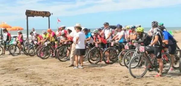 Podios en un rural bike en el balneario de Orense