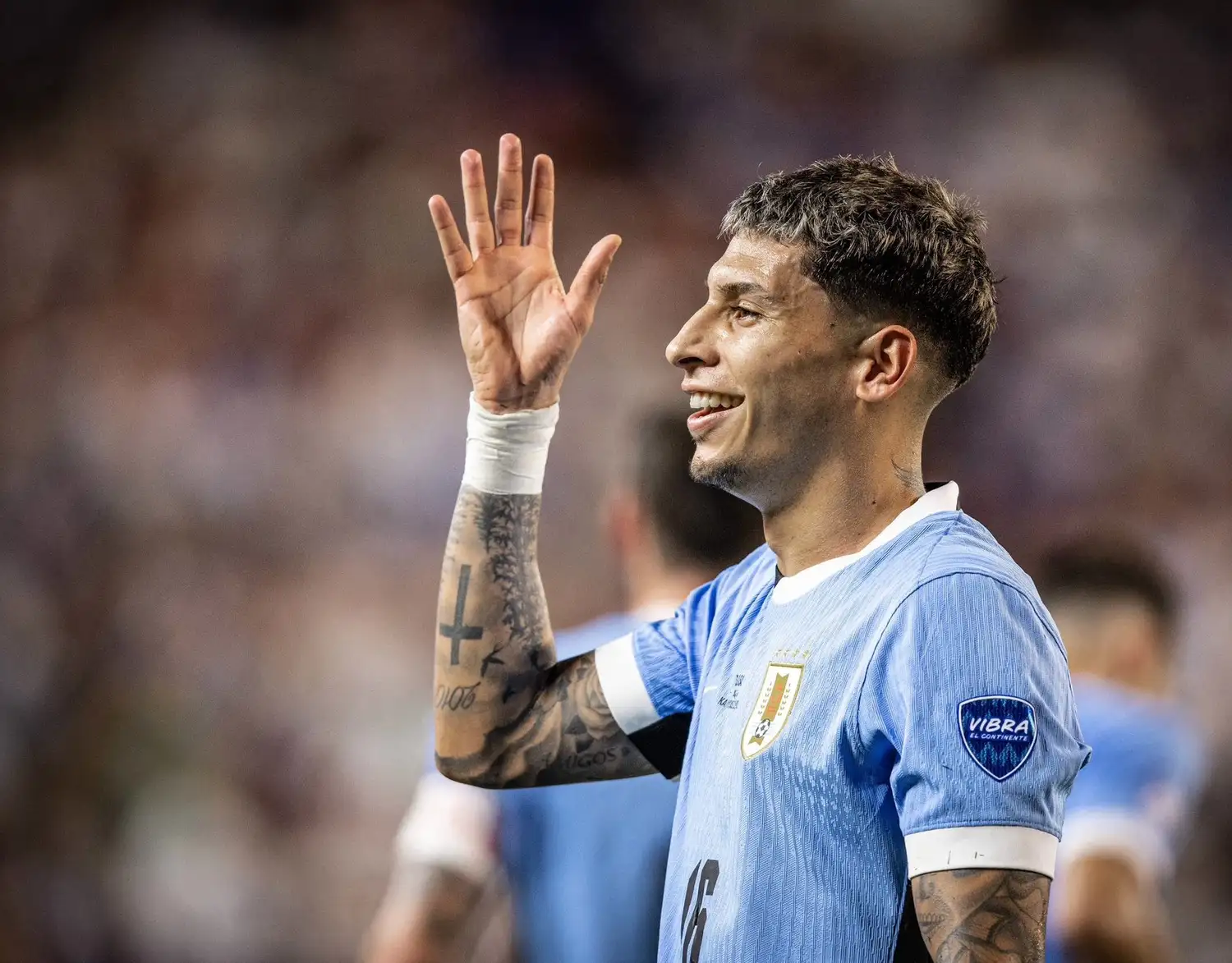 Olivera, autor del único gol en Kansas.