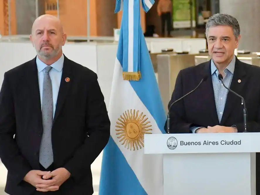Waldo Wolff y Jorge Macri.