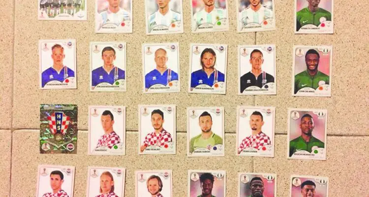 Mateada para intercambiar figuritas del mundial