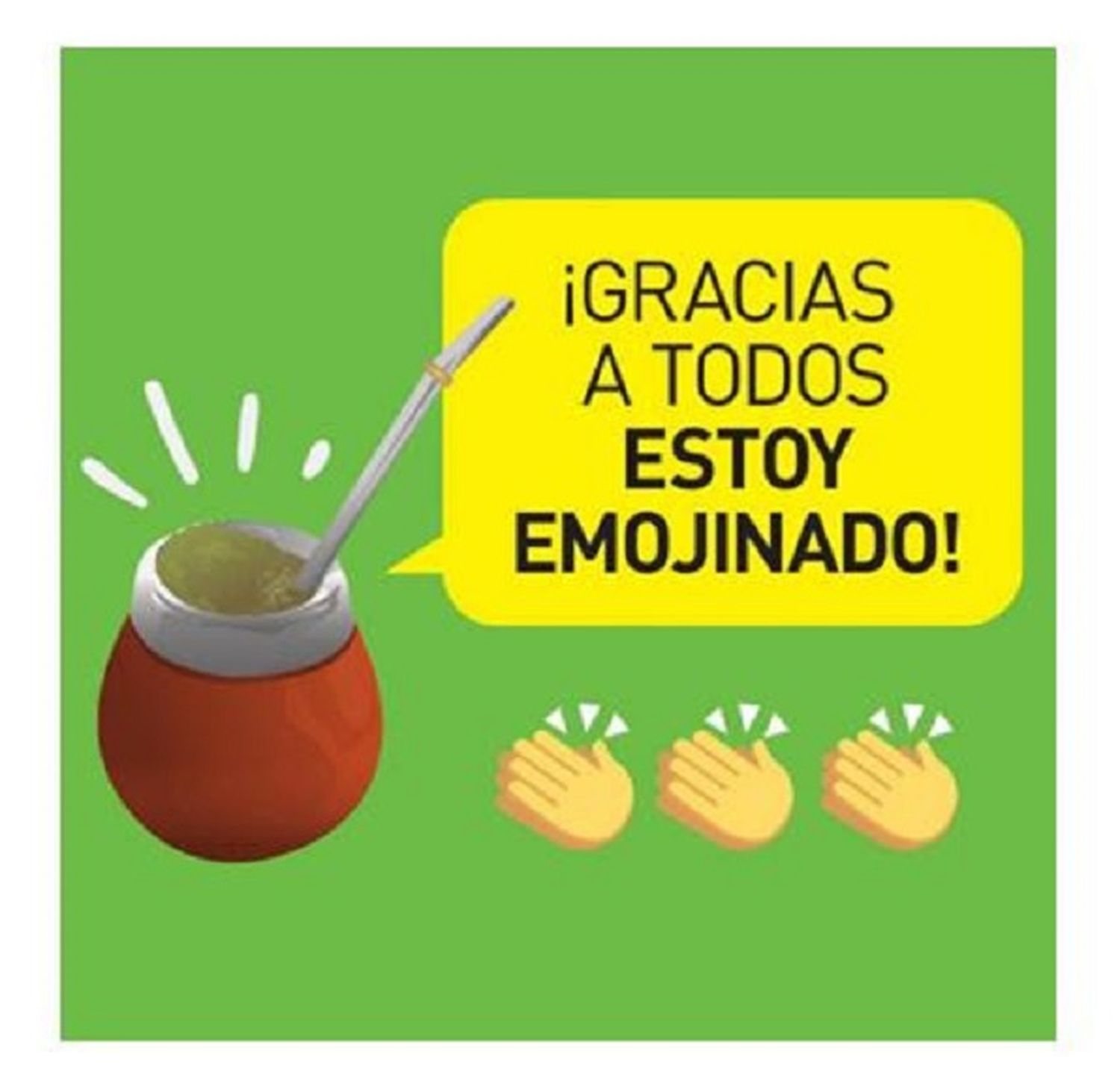 El emoji del mate ya llegó a Twitter