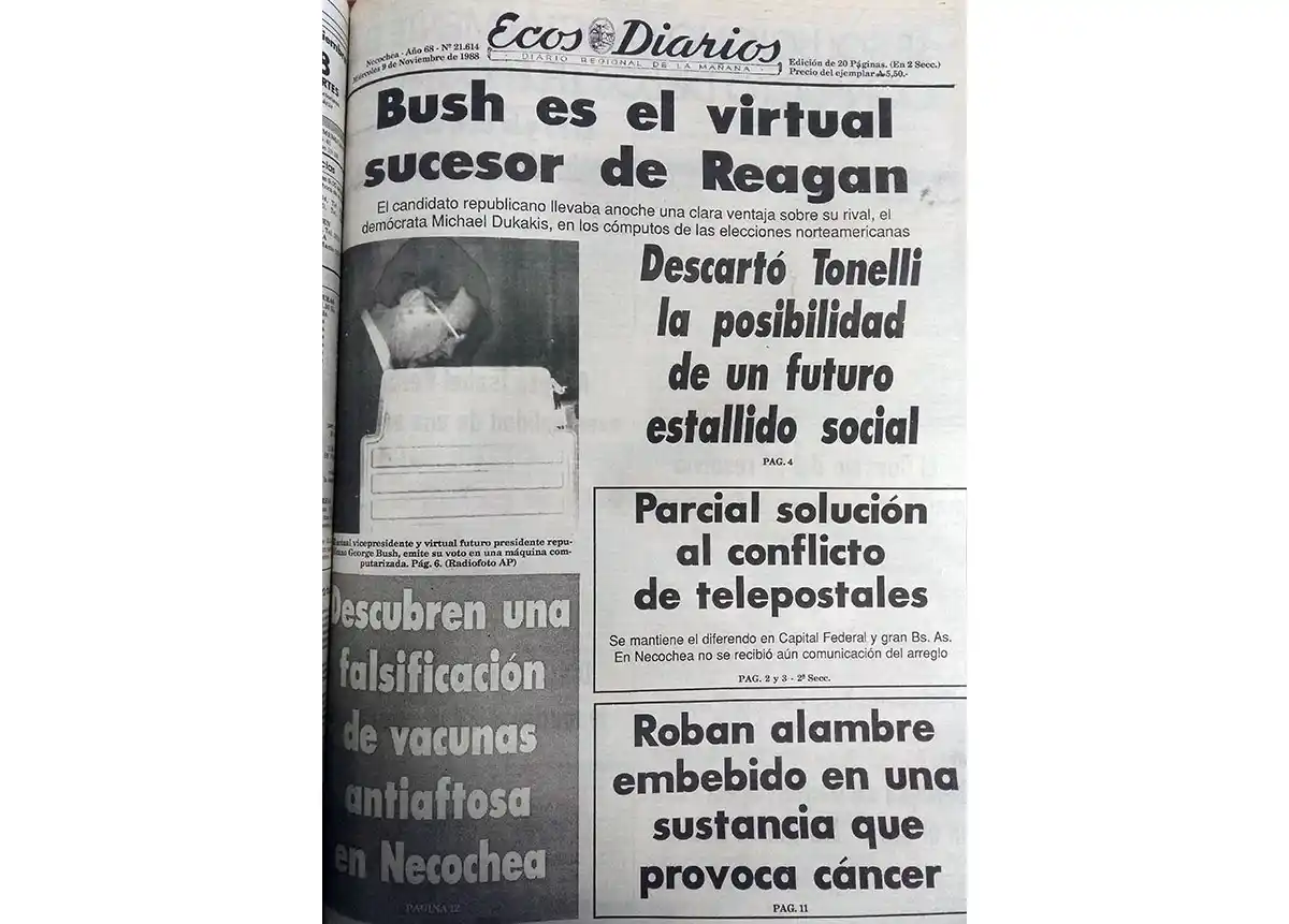 Miércoles 9 de noviembre de 1988