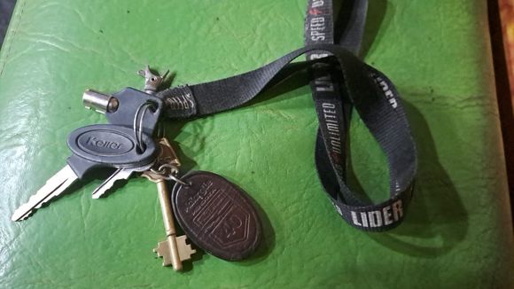 María Isabel encontró estas llaves