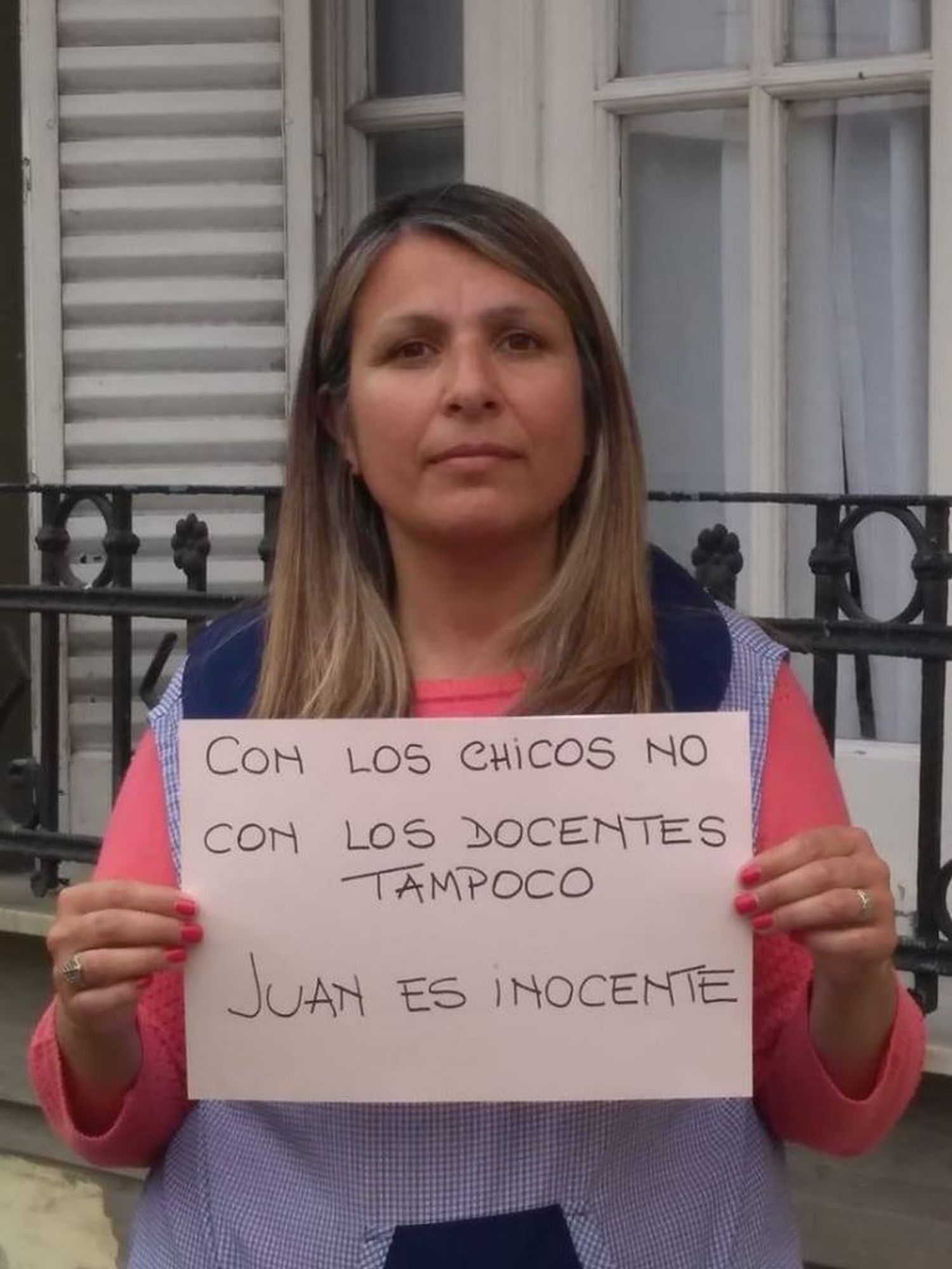 Docentes del Jardín 901 defendieron la inocencia de Juan Rosso