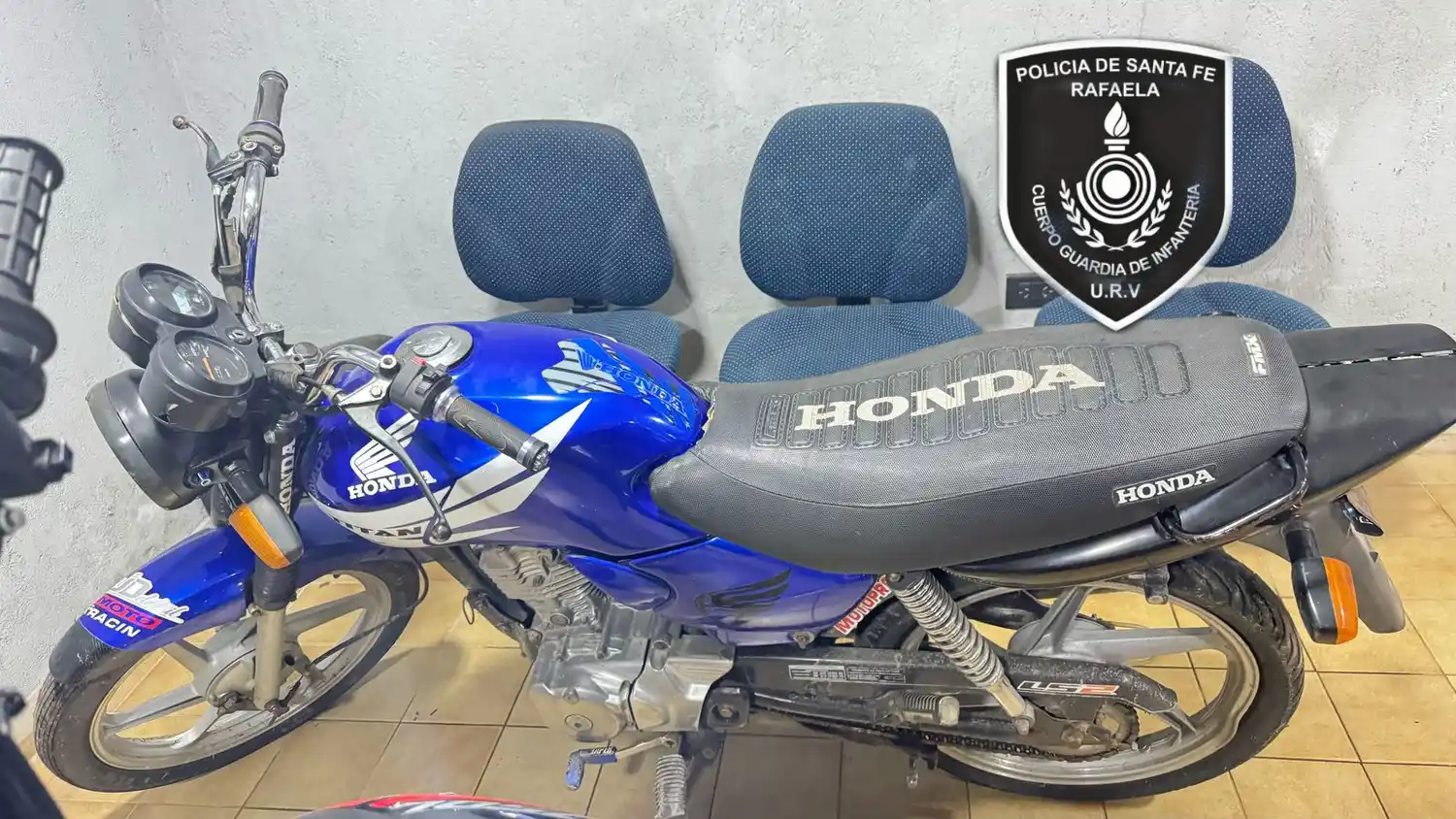 Recuperaron la moto robada a metros del centro: el sospechoso es un menor en situación de calle