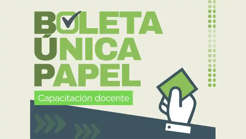 Se abre la inscripción a la capacitación docente en boleta única de papel