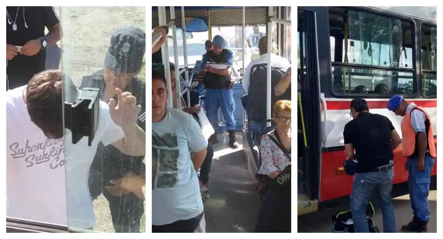 Crece el control estricto de la Policía a pasajeros en el transporte público de la Provincia