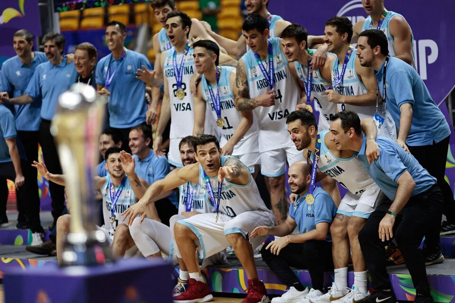 Triunfazo de Argentina sobre Brasil para gritar campeón en la AmeriCup