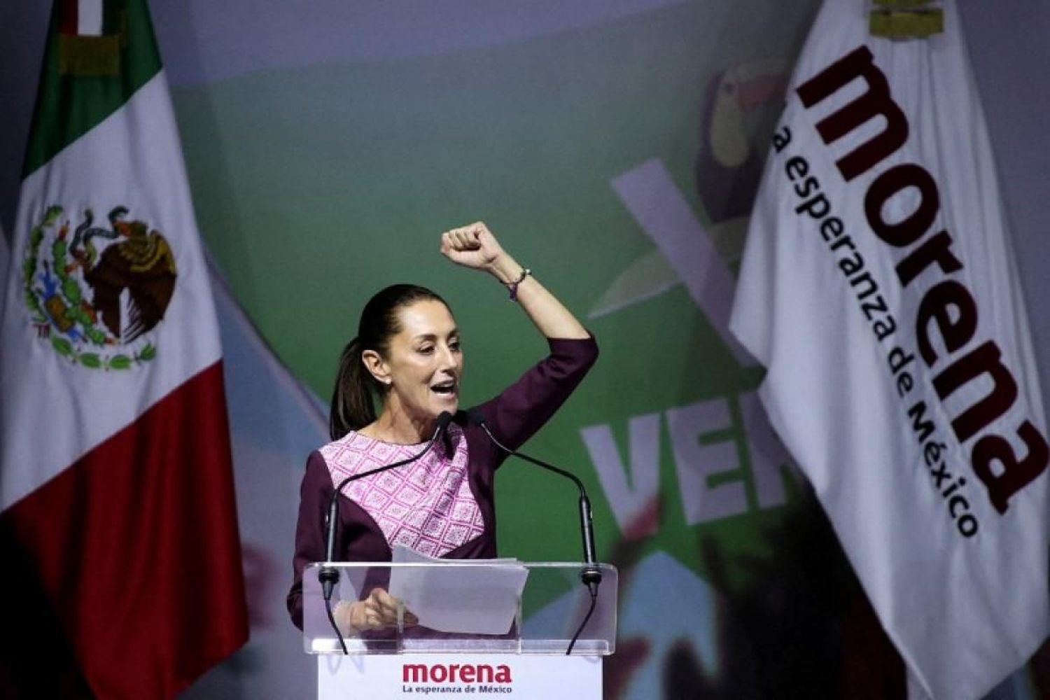 La candidata tiene un nivel de confianza del 95%