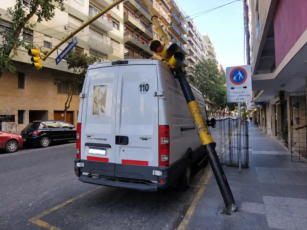 El caso de la camioneta siniestrada tuvo una fuerte cuando ocurrió en febrero, en el marco de un fuerte temporal. Foto: redes.